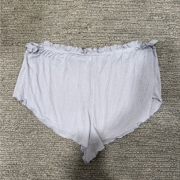 Anthropologie Other - Anthropologie Ribbed Ruffle Lounge Shorts Size Large